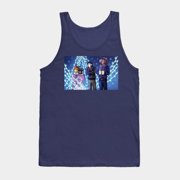 Christmas Lights Display Tank Top by SakuraDragon